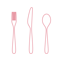 Objects Flatware Sets Ikea Tillagd Flatware Set Stencil Svg Design File, Free Vectors File
